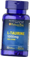 Фото Puritan's Pride L-Taurine 1000 mg 50 капсул