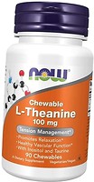 Фото Now Foods L-Theanine 100 mg 90 таблеток