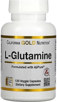 Фото California Gold Nutrition L-Glutamine 500 mg 120 капсул