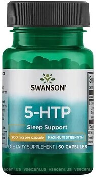 Фото Swanson 5-HTP 200 mg 60 капсул
