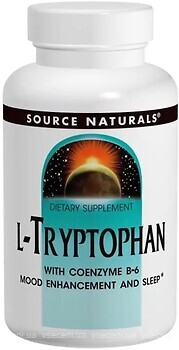 Фото Source Naturals L-Tryptophan 500 mg 60 таблеток