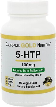 Фото California Gold Nutrition 5-HTP 100 mg 90 капсул