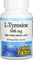 Фото Natural Factors L-Tyrosine 500 mg 60 капсул