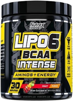 Фото Nutrex Research Lipo-6 BCAA Intense 260 г