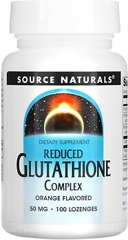 Фото Source Naturals Reduced Glutathione Complex 100 таблеток