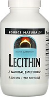 Фото Source Naturals Lecithin 1200 mg 200 капсул