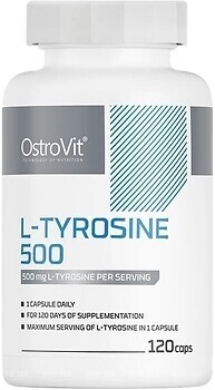 Фото OstroVit L-Tyrosine 500 mg 120 капсул