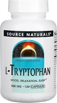 Фото Source Naturals L-Tryptophan 500 mg 120 капсул (SN1985)