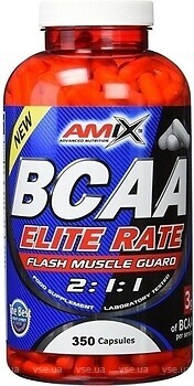 Фото Amix BCAA Elite Rate 350 капсул