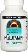 Фото Source Naturals L-Glutamine 500 mg 100 капсул (SNS01644)