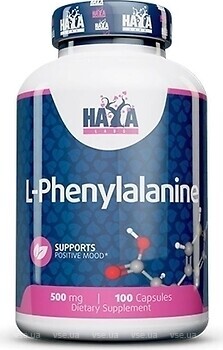Фото Haya Labs L-Phenylalanine 500 mg 100 капсул