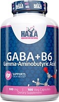 Фото Haya Labs Gaba + B6 500 mg 100 капсул
