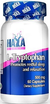 Фото Haya Labs L-Tryptophan 500 mg 60 капсул
