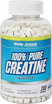 Фото Body Attack 100% Pure Creatine 240 капсул