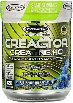 Фото Muscletech Creactor Creatine HCL 264 г