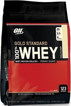 Фото Optimum Nutrition 100% Whey Gold Standard 3630 г