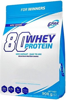 Фото 6PAK Nutrition 80 Whey Protein 908 г