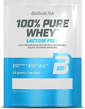 Фото BioTechUSA 100% Pure Whey Lactose Free 28 г