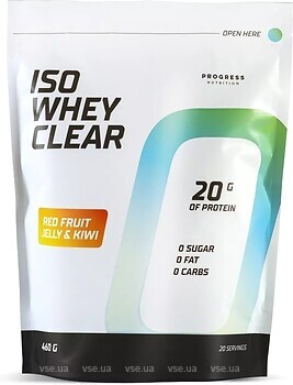 Фото Progress Nutrition Iso Whey Clear 460 г