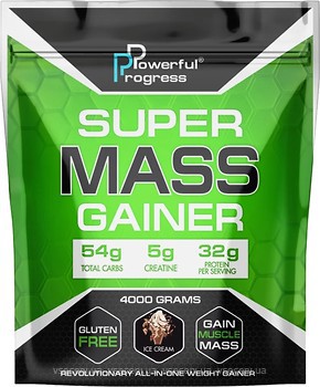 Фото Powerful Progress Super Mass Gainer 4000 г Ice Cream