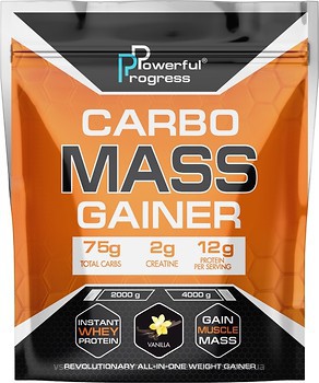 Фото Powerful Progress Carbo Mass Gainer 2000 г Vanilla