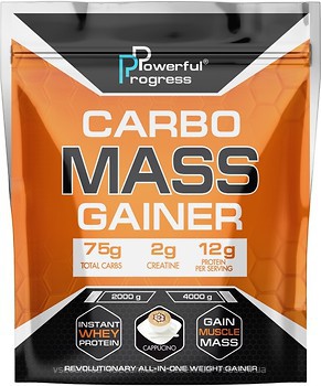 Фото Powerful Progress Carbo Mass Gainer 4000 г Cappucino