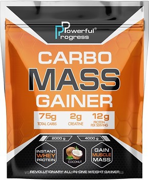 Фото Powerful Progress Carbo Mass Gainer 4000 г Coconut