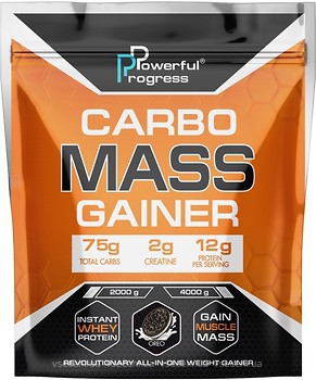 Фото Powerful Progress Carbo Mass Gainer 4000 г Creme Brulee