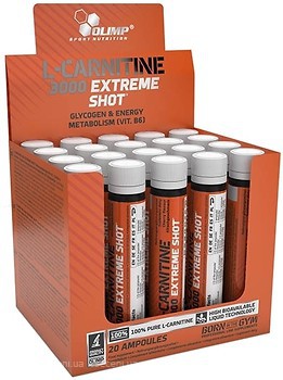 Фото Olimp L-Carnitine 3000 Extreme Shot 20x 25 мл Cherry