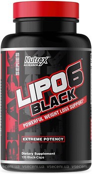 Фото Nutrex Research Lipo-6 Black 120 капсул