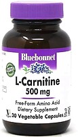Фото Bluebonnet Nutrition L-Carnitin 500 мг 30 капсул