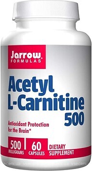 Фото Jarrow Formulas Acetyl L-Carnitine 500 мг 60 капсул