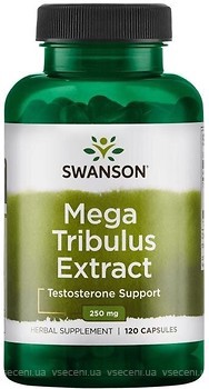 Фото Swanson Mega Tribulus Extract 250 mg 120 капсул