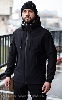 Фото Intruder SoftShell куртка с капюшоном черный