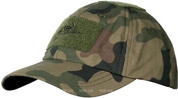 Фото Helikon-Tex бейсболка тактична BBC Ripstop Woodland (CZ-BBC-PR-04)