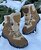 Фото Ukono ботинки тактические с конопляной тканью зимние бежево-коричневые