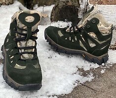 Фото Ukono черевики тактичні з конопляною тканиною зимові темно-зелені