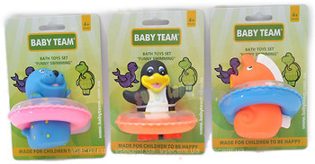 Фото Baby Team Набор игрушек для ванны Забавное купание (9008)