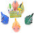 Фото Baby Team Набор игрушек для ванны Разноцветные рыбки (9006)