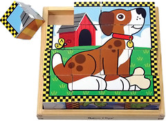 Фото Melissa & Doug Кубики Домашні тварини (3771)