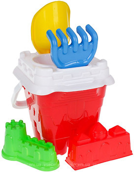 Фото Toys Plast Песочный набор Башенка маленький (ИП.21.008)