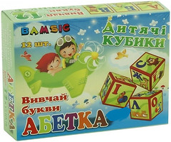 Фото Bamsic Кубики Абетка 12 шт (312)