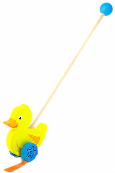 Фото Viga Toys Толкалкі Каченя (50961)