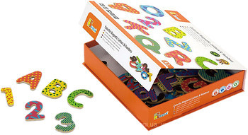 Фото Viga Toys Магнітні літери і цифри (59429)