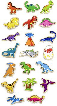 Фото Viga Toys Набір магнітних фігурок Динозаври (50289)