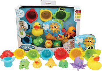 Фото Playgro Іграшки для басейну 15 елементів (25245)
