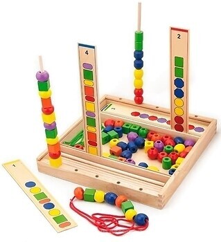 Фото Viga Toys PolarB Шнурівка логіка (56182)