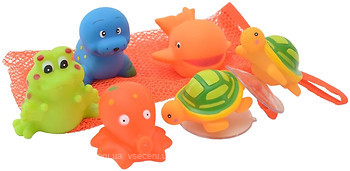 Фото Baby Team Набор игрушек для ванны Морские обитатели (9004)