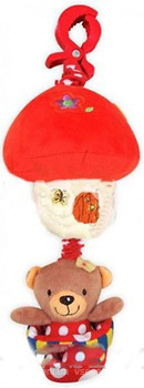 Фото Baby Mix Ведмедик на повітряній кулі червоний (P/1116-2981)
