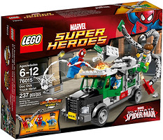 Фото LEGO Hero Factory Людина-павук проти Доктора Восьминога : пограбування вантажівки (76015)